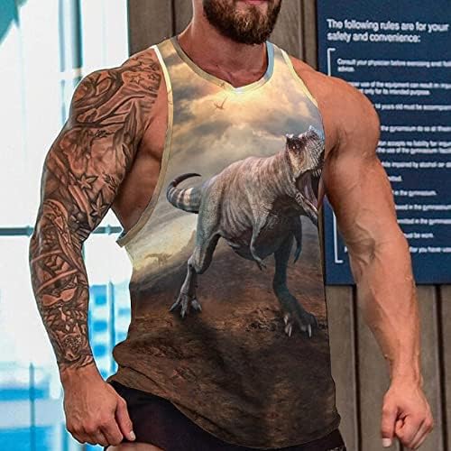 Tirannosaurus rex tanque muscular masculino