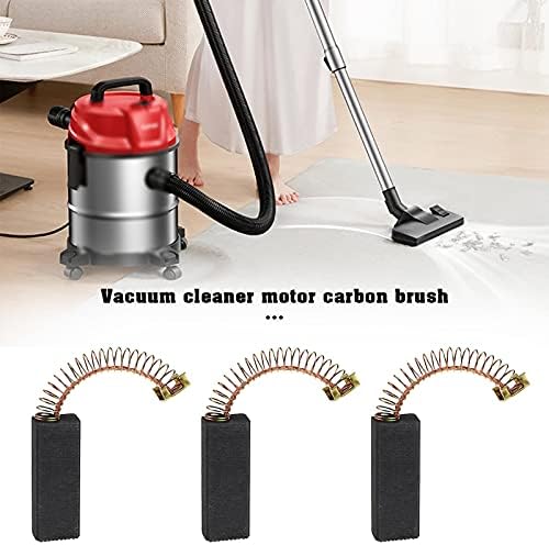 Micro Traders 2pcs 220702 Motor Carbon Brushes 10,8 x 6,9 x 30,0 mm compatível com Numatic Henry George Vacuum Cleaner Hoovers HVR200 NB200