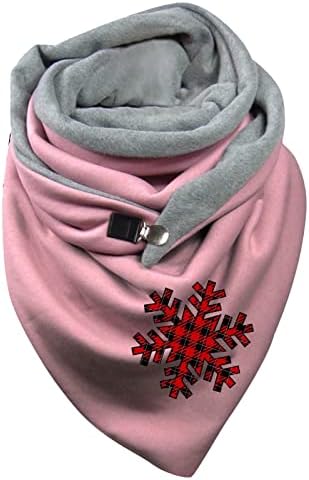 Lenço de cachecol boêmia retro feminino com lenço boêmio Triângulo Winter Winter Warm Sconho Cenço de cachorro de cachorro de inverno