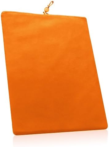 Caixa de ondas de caixa compatível com asus chromebook flip c101pa - bolsa de veludo, manga de saco de tecido de veludo macio com