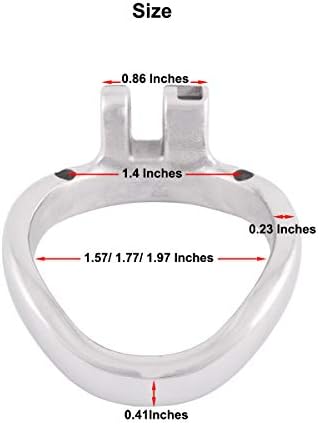Projeto ergonômico da ternência 304 Solas de anel de castidade de castidade de aço inoxidável H350