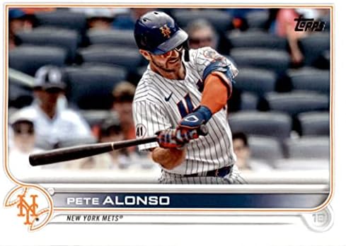 New York Mets 2022 Topps Complete Mint Hand Collate 20 Card Team Conjunto com Pete Alonso e Jacob DeGrom Plus ROOKIE