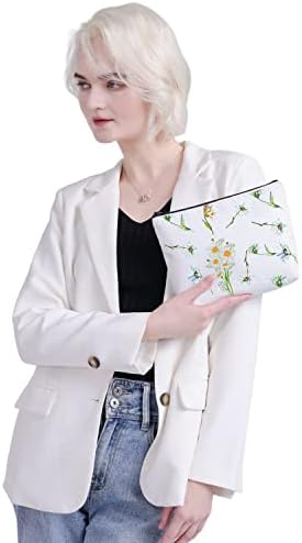 Daisy Flower Makeup Bag Daisy Amante Presente Floral Makeup Cosmetic Bag onde as flores floresce