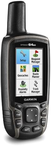 Garmin GPSMap 64ST, Topo U.S. 100k com GPS de alta sensibilidade e receptor GLONASS