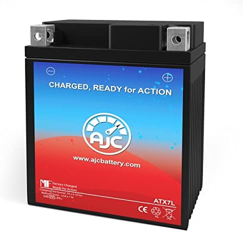 Bateria GS Battery GTX7L -BS PowerSports Substituição Bateria - esta é uma substituição da marca AJC
