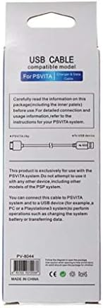Yongse USB Carregamento recarregável e cabo de transferência de dados para PSV 1000