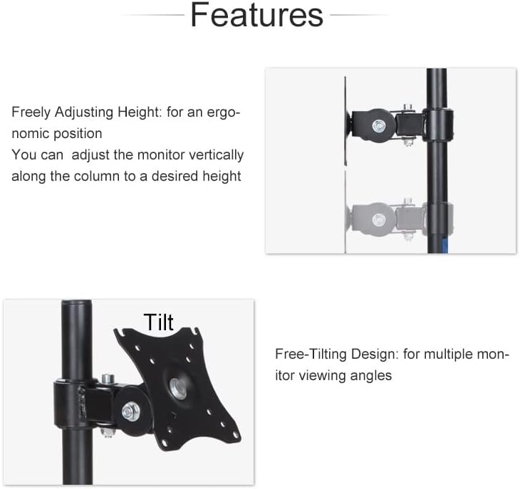 Feer 14-27 polegadas altura de altura de base metal stand monitor Desktop Stand Stand para computador PC ARM