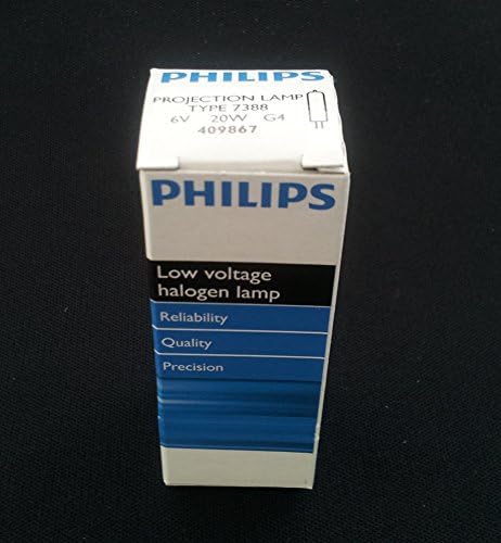Philips 25678-4 - 20 Watt - Esb - T3 - G4 Base - Halogen - Clear - 100 horas de vida - 450 lúmens - 6 volts