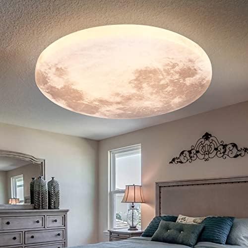 Luminária de teto de montagem em estilo de lua, luzes de teto modernas LED, luz de parede, lâmpada de teto branco de luz do dia para