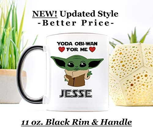 Baby Yoda Mug - Copo de cerâmica grande personalizado - Yoda One para mim - Presentes de namorado da namorada - Presente de canecas