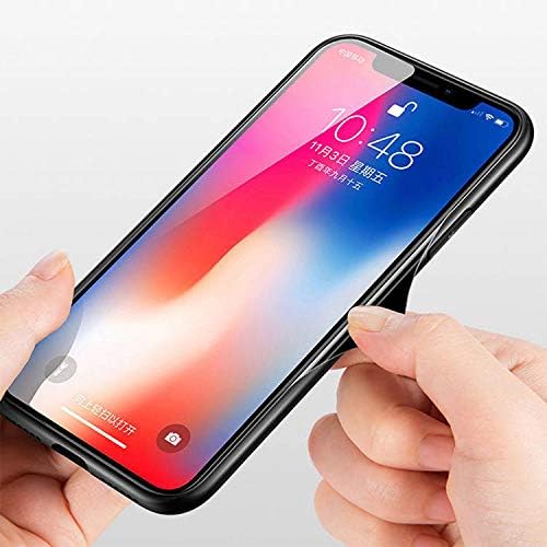 Lsuyun Case Compatível com iPhone SE 2020 Vidro temperado + TPU macio Tampa traseira Anti Scratch Phone Phone Casando