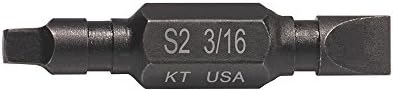 Klein Tools 32744 Bits de substituição SQ2/SL316 - 1/4 polegada hexágica, pacote de 3