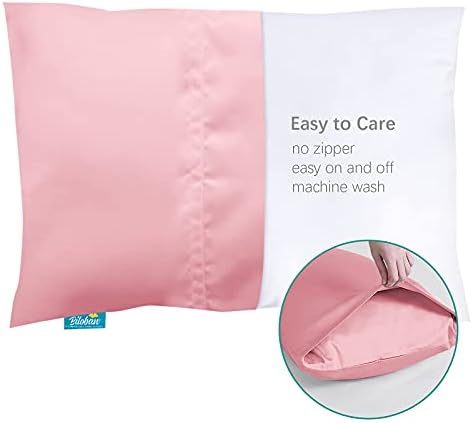 Folha de berço 2 pacote ajustado para o berço padrão e cinza com travesseiro de criança de cetim infantil 2 pacote rosa