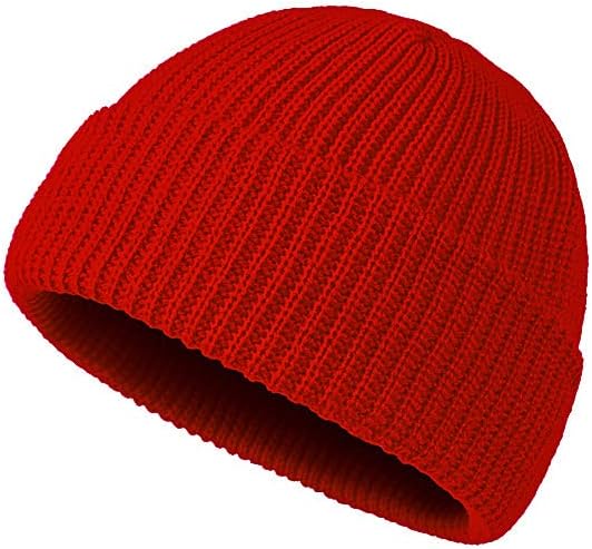 Toptie Winter Cuffed Beanie Knit Hats for Men & Women, Cap quente e macio do Toboggan