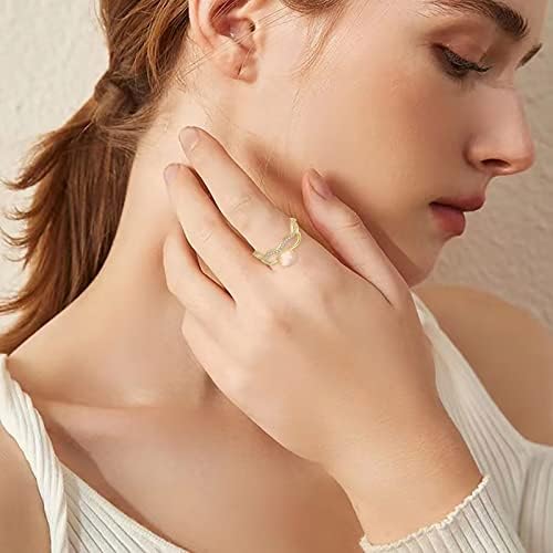 Anéis exclusivos para mulheres Anel ajustável com diamantes para mulheres Jóias de moda Acessórios populares
