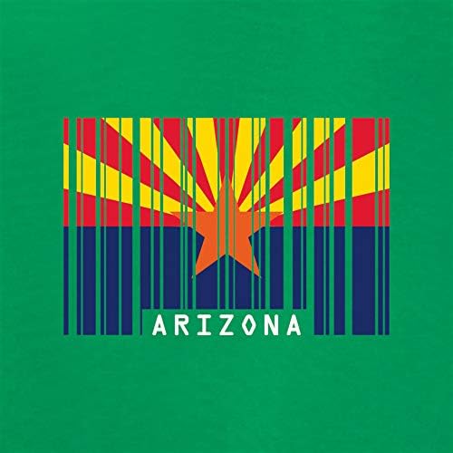 Bandeira do estilo de código de barras do Arizona - capuz premium unissex/top com capuz