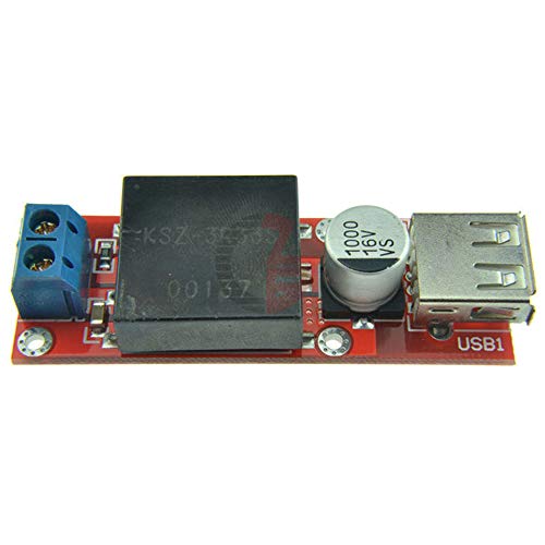 5V Placa de conversor de saída USB DC-DC 7V-24V a 5V 3A PEQUENCE O Módulo Buck KIS3R33S KIS-3R33S com proteção de sobrecorrente