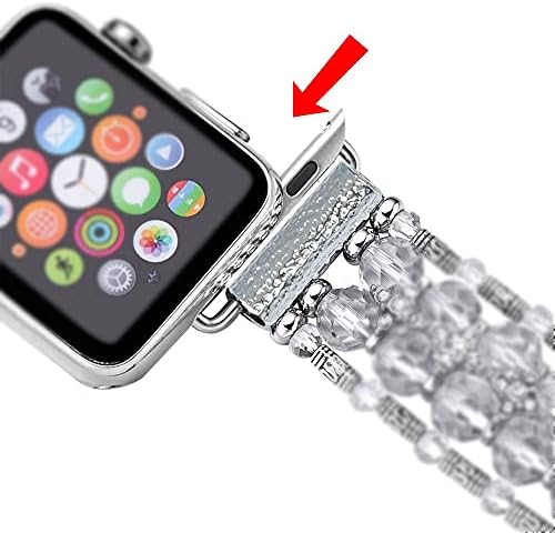 TomCrazy Watch Band Connector para Apple Watch Series 8 7 6 5 4 3 2 1 se Ultra com Kit de Connect de Bead, Watch Strap Adapter