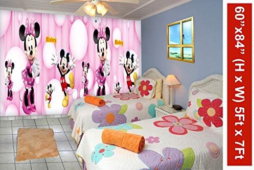 999Store 3D Impresso Kids Room Startador de parede Roll Paredes Mickey Mouse e seus amigos Walpaper Paper Nonw750743