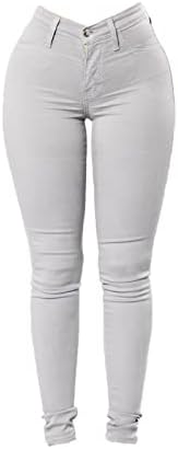 Jeans de flare de alongamento de maiyifu-gj para mulheres de cintura alta calça de jeans de sino magro de jeans de jeans