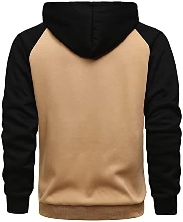 LOODGAO Men's Color Block Capelie Jaqueta de manga comprida Raglan Zip Up Outerwear com bolsos