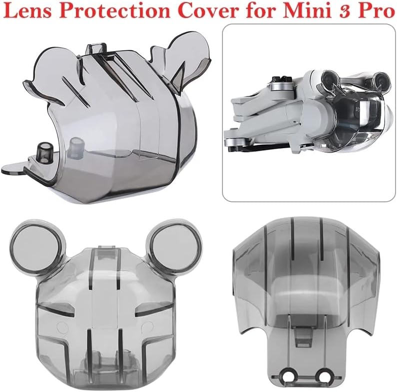 Airoka Mini 3 Pro lente Pro, tampa de trava de cardan, tampa de proteção, tampa de lente de proteção à câmera, tampa