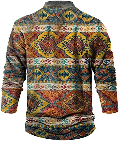 Hoodies masculinos Trendy Impresso Pullover Casual Casual Capuz de férias Moletom de manga comprida com bolso de canguru