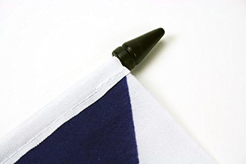AZ FLAND TOGO TABELA BANDO 5 '' X 8 '' - TOGOLESE DESCURS Bandeira 21 x 14 cm - Beck de plástico preto e base