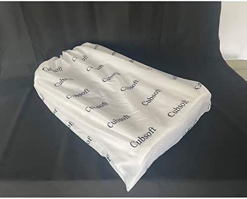 Travesseiros de cama Cubsoft travesseiros altos com travesseiro firme de látex para alívio da dor no pescoço, travesseiro elástico de resfriamento de super apoio cervical ergonômico