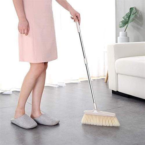 Broom e Dustpan Hemfv Conjunto - Stand Up Brush and Dust Pan Combo para limpeza vertical - cozinha, ar livre, piso de madeira e telhas