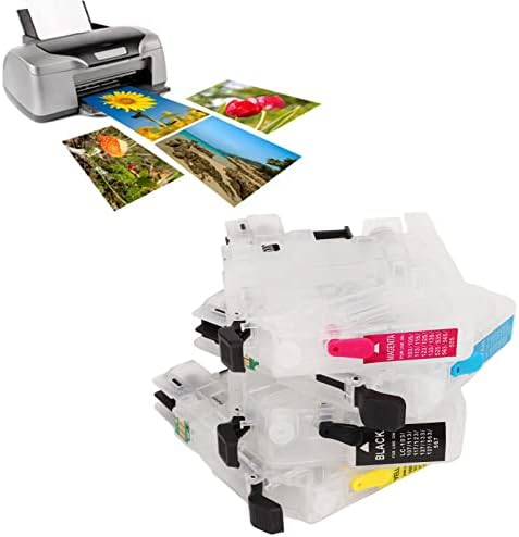 Cartucho de tinta FDIT, caixa de reabastecimento da impressora Saúde Saída de alta eficiência sem vazamento 4 cores material pp material para imprimir o documento de fotografia
