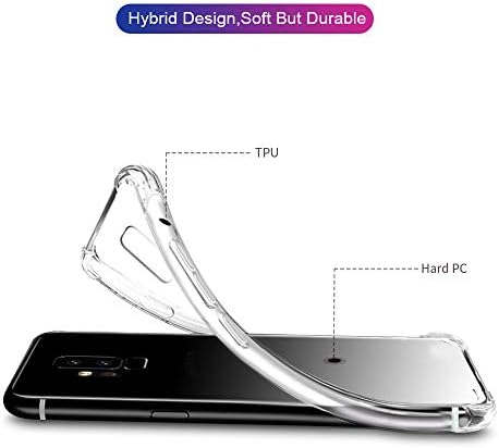 Caso para OnePlus 6T, Case OnePlus 7, Crystal Clear TPU gel gel Silicone Bumper à prova de choque Protetor Design