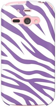Segunda pele Padrão de zebra roxo/para aquos telefone SS 205SH/Softbank SSH205-ABWH-101-B011