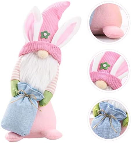 Toyvian Home Decor Rabbit Gnome Plexho