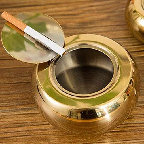 Shypt Portable Metal Cigarette Cinantey ， ao ar livre Bandeja de cinzas, bandeja de cinzas para fumantes para desktop para decoração