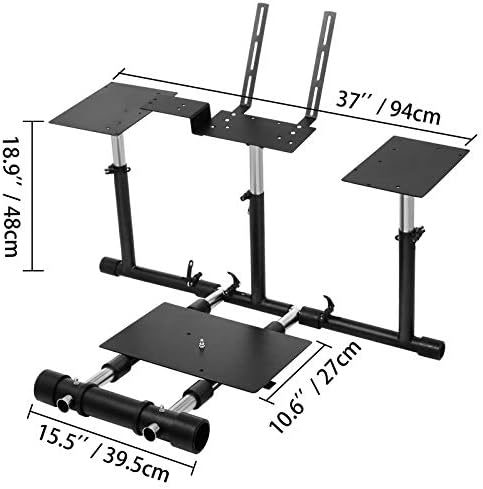 HappyBuy Wheel Stand apat para Warthog Wheel Stand Compatível com o Thrustmaster Hotas Warthog e os pedais de Saitek