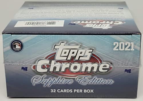 2021 Topps Chrome Sapphire Edition Card Box