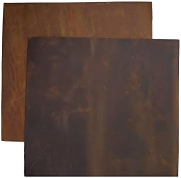 Ideema Ferramenta de couro quadrado de 2,0 mm de espessura de couro genuíno de grã