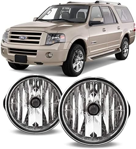 WinJet Compatível com Ford [2007 2008 2009 2010 2012 2012 2013 2014 Expedition] [2008-2011 Ranger] Driving Fog Lights