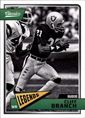 2018 Classics Football 169 Cliff Branch Oakland Raiders Legend Panini NFL Card