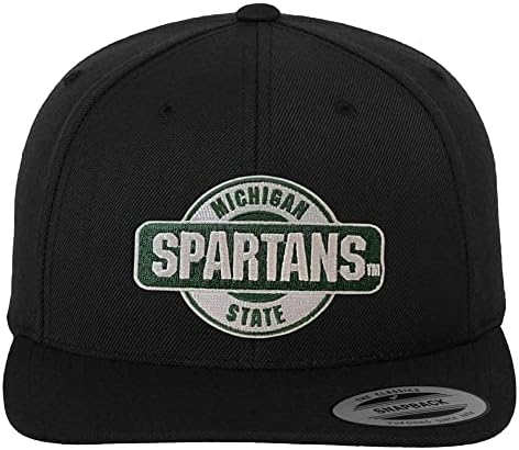 Michigan State University licenciou oficialmente a tampa do snapback da MSU Spartans Patch Snapback