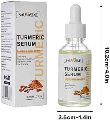 Açafrão Solo escuro do manto escuro, soro de açafrão para manchas escuras, pele brilhante Corrector de face de face Soro, Skin Care