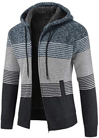 Jaquetas de suor de inverno fsahjkee para homens, camisas leves leves de inverno acolchoado com casas de vento com capuz com