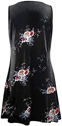 Vestidos de verão para mulheres 2022 boho mangas fofas estampas florais recortes V Vshirt de pescoço vestidos de túnica