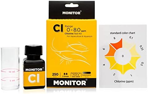 Monitor Kit de teste de cloro - Monitore a qualidade do aquário e aquicultura