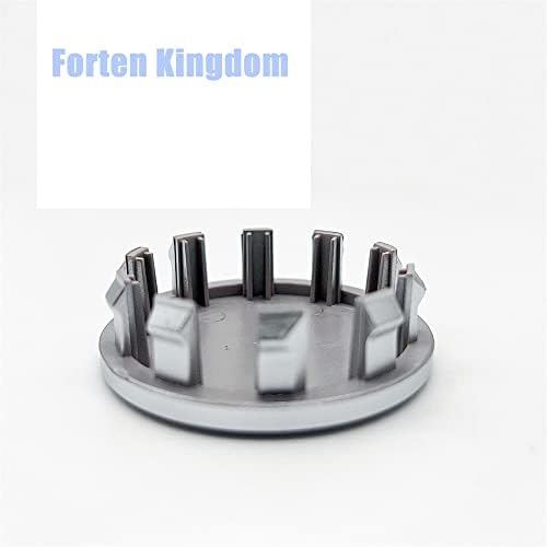 FORTEN KINGDOM 4PCS 63mm 2,5 polegadas personalizadas de plástico fosco de plástico cubo de carro Centro de roda para