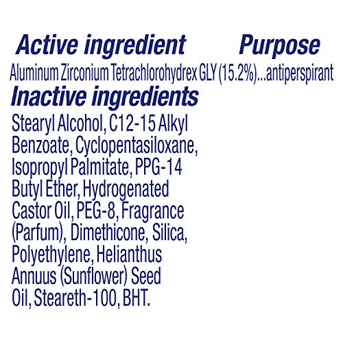 Desodorante antitranspirante Dove com proteção de 48 horas Limpa original, desodorante para mulheres, 2,6 onças, branco