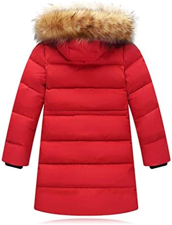 Kelon meninas meninas meninos jaqueta quente de inverno encapuzado pelo coelho coat de casaco de coat de garotas com