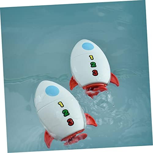 Tofficu 2pcs brinquedos de água acabam com brinquedos flutuantes crianças tomando banho de brinquedos de banho de banho de