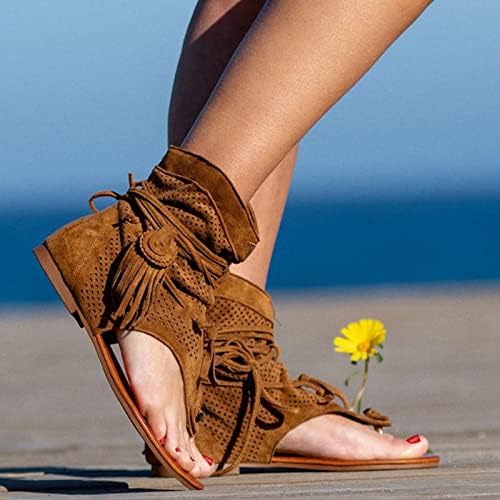 Flip feminino Sandálias romanas Praia Casual Sapatos Cosual